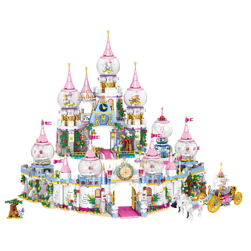 

Building Blocks Friends For Princess Windsor Castle Prince Girl Creative Series Children's Educational Assembled Toys