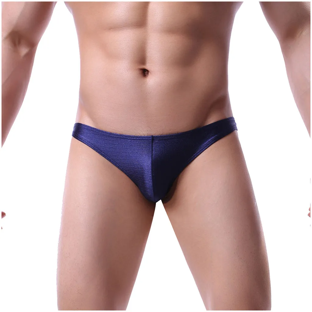 Новое мужское сексуальное нижнее белье из ледяного шелка мужские ультратонкие