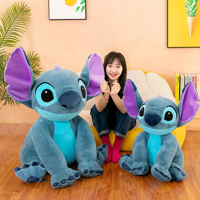 

Плюшевая кукла Disney Лило и Ститч, мультяшный маленький монстр, стежок, подушка, кукла для пар, подарок на Рождество и день рождения для детей