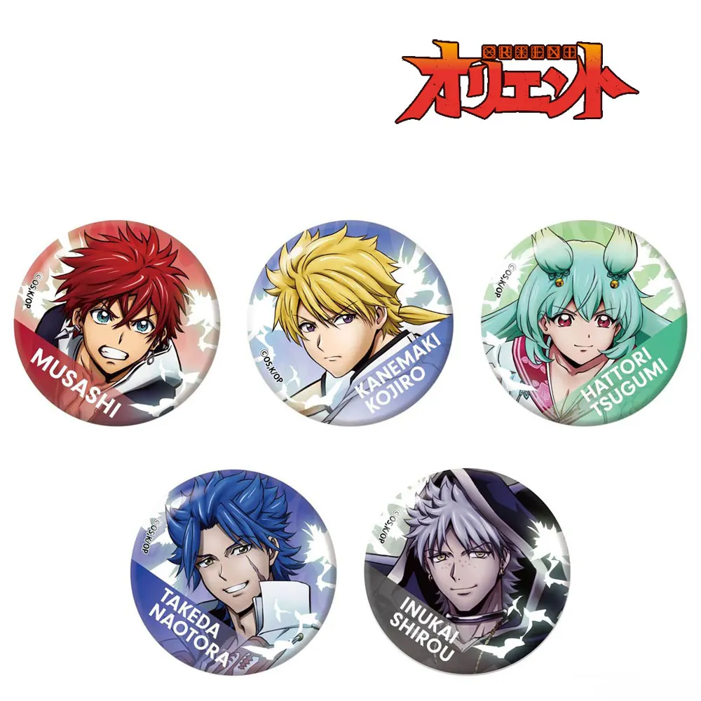 

Anime Musashi Kanemaki Kojiro Hattori Tsugumi Takeda Naotora Inukai Shirou Badge Cosplay Cartoon Garniture Bags DADGE Brooch Pin