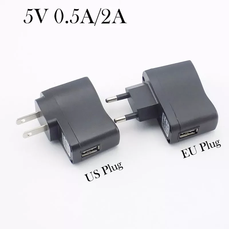 

Charger 5V 0.5A 2A Micro Wall AC to DC Charging EU/US Universal Power Adapter Supply 100V-240V Output