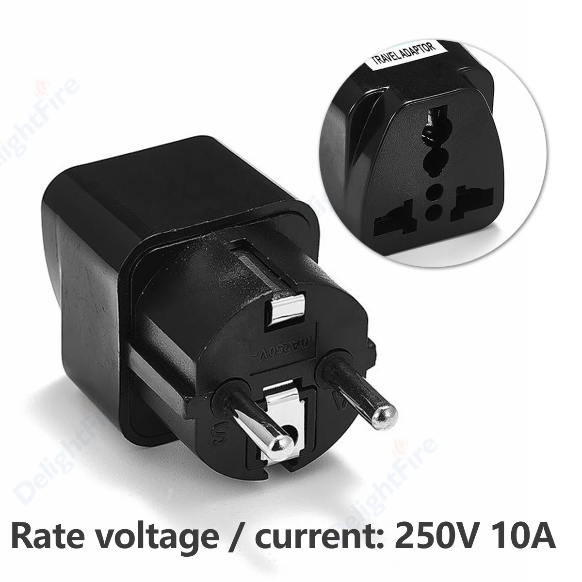

1pcs Euro EU Plug Adapter Japan China American Universal UK US AU To EU AC Travel Power Adapters Converter Electrical Charger