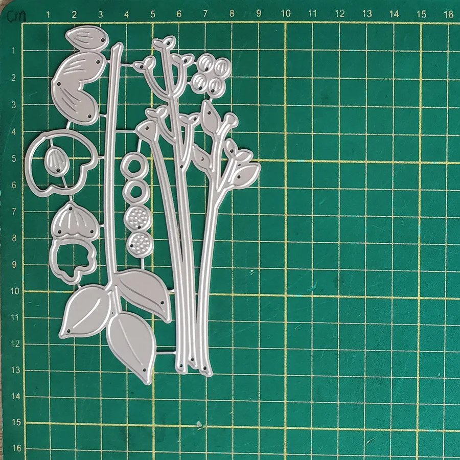 Металлический трафарет для рукоделия пресс-формы цветок листья рамки