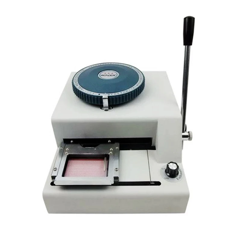 

Manual PVC Name Id Card Embossing Machine Printer JX-70C
