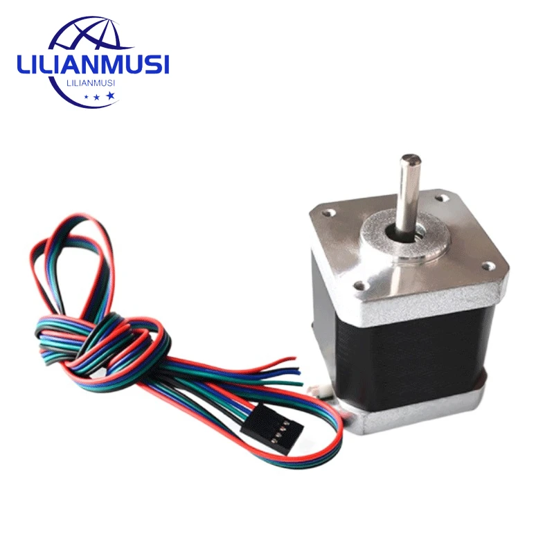 Фотогибридный 42 Шаговый двигатель 17HS840 1B, 48 мм, 2 фазы, 4 провода