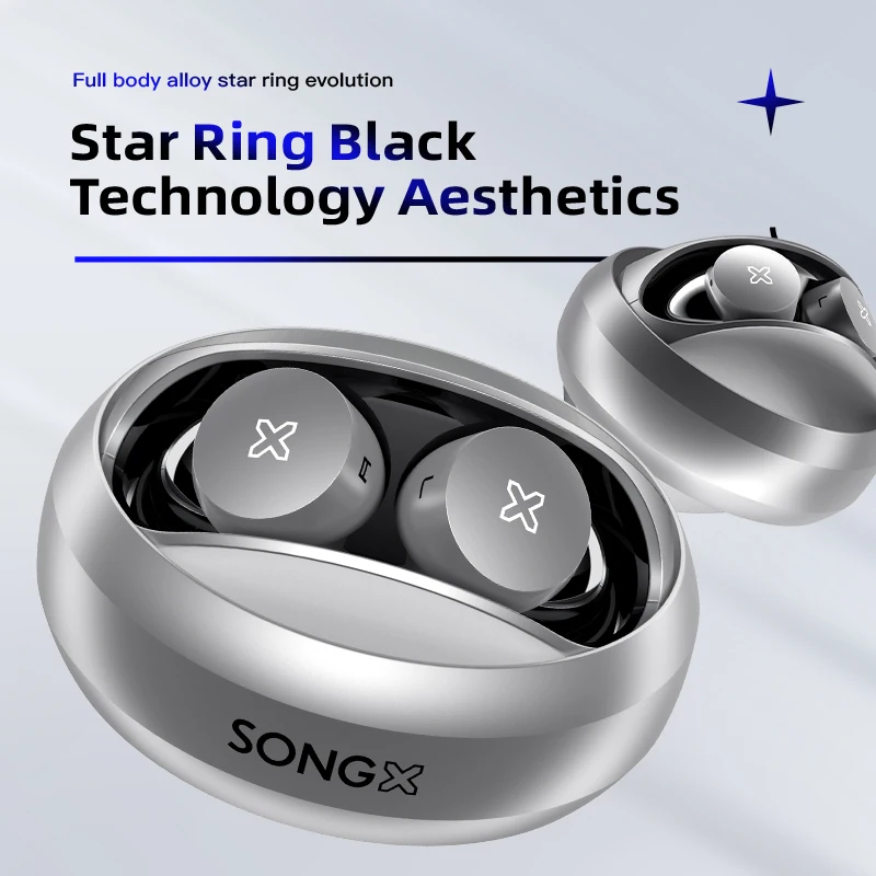 

Беспроводные наушники SONG X S07, Bluetooth 5,2, TWS наушники с шумоподавлением, сенсорное управление, спортивные игровые стереонаушники с микрофоном