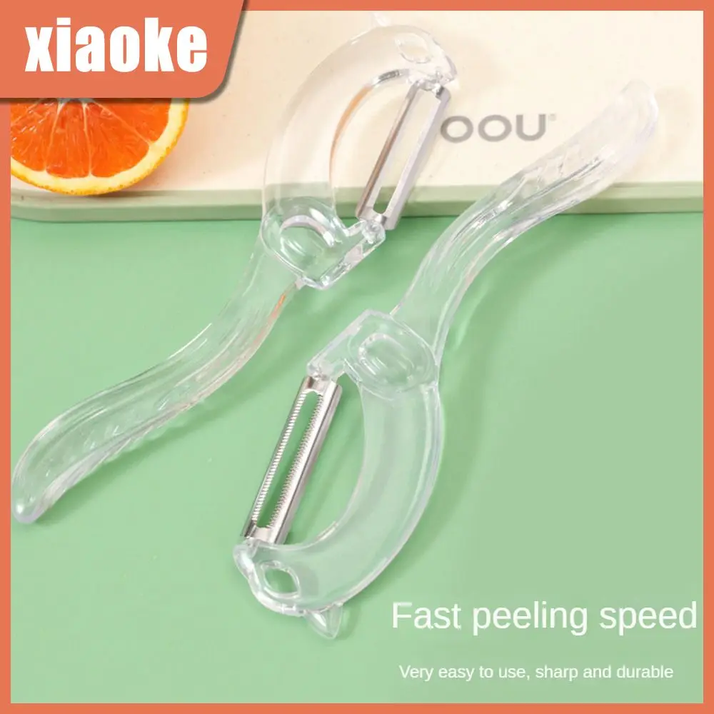 

Kitchen Tool Grater Peeler Melon And Fruit Household Squirrel Peeler Multifunctional Transparent Peeler Kitchen Accessories