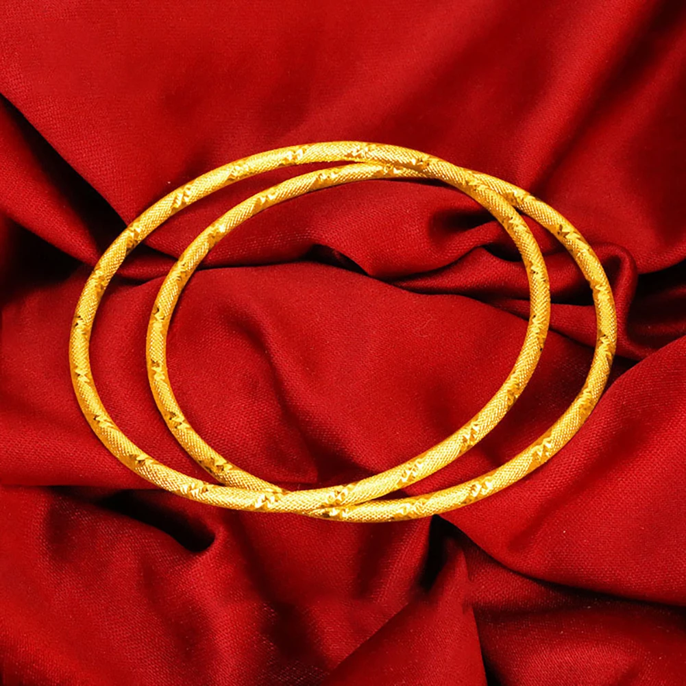 Золотистый браслет из Аллювиального золота модный золотистый тканевый с узором 3