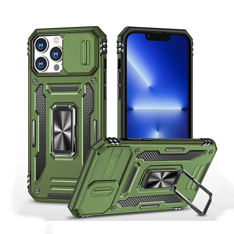 

Tpu Lined Pc Shell Drop Proof Phone Case For Iphone 11 Pro Max 12 13 Mini Xr X Xs Max 7 8 Plus Se 2020 Car Mount Handset Cover