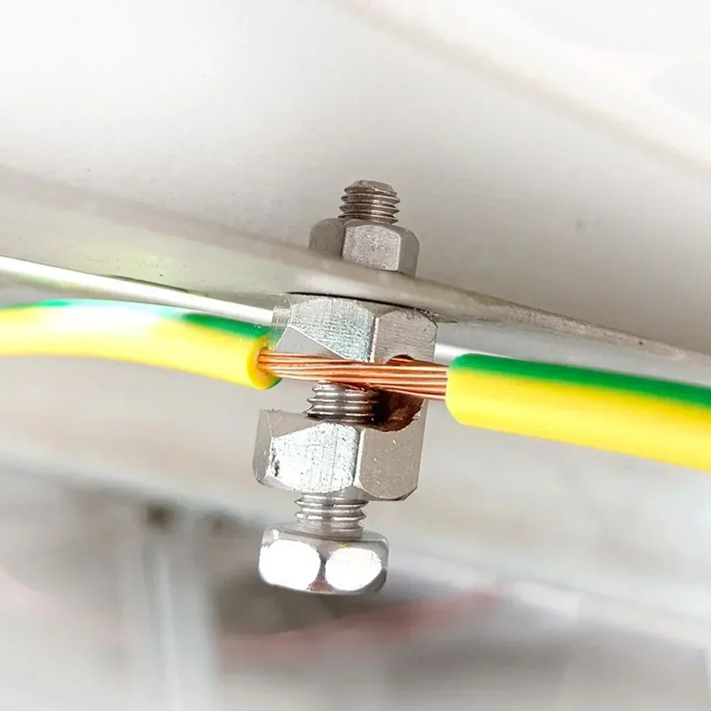 2 шт. комплект зажимов для проводов с заземляющим наконечником 600-1500 Вт крепежные