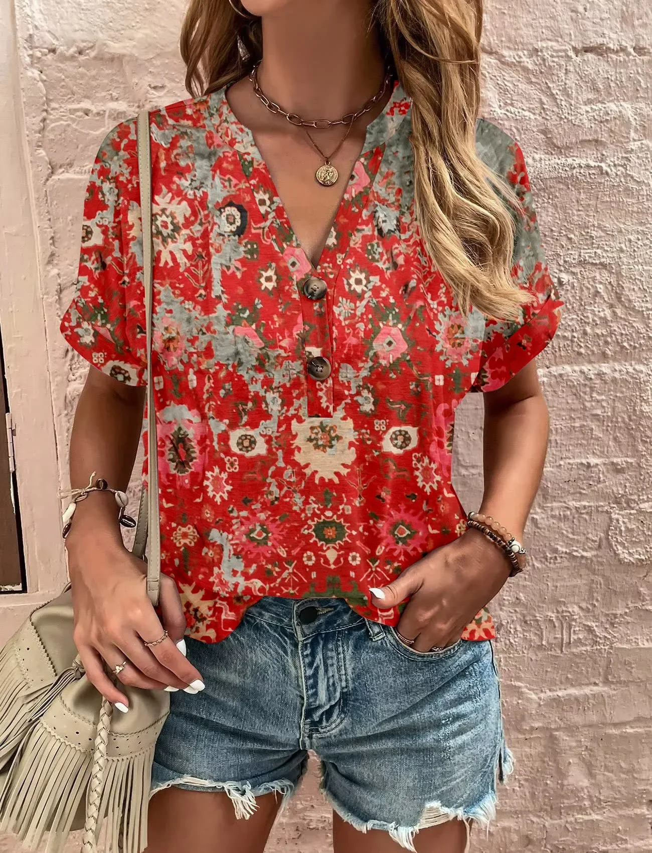 Весна и лето 2022 новые топы в Европе США модная женская повседневная футболка с