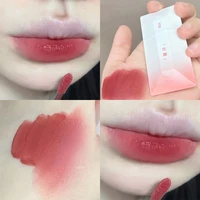1pcs velvet matte liquid lipsticks blush waterproof long lasting card lip gloss pigment non stick cup makeup lip tint cosmetic