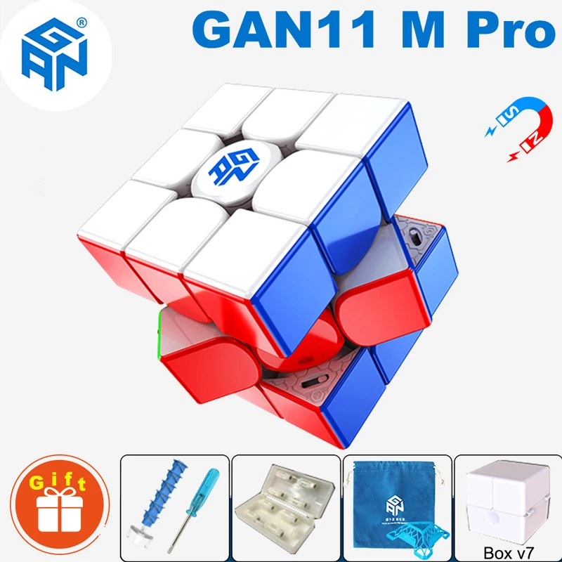 

GAN 11 M Pro Magnetic Magic Cube 3x3 3×3 Professional Speed Puzzle 3x3x3 Fidget Children's Toys GAN11 Magnet Cubo Magico