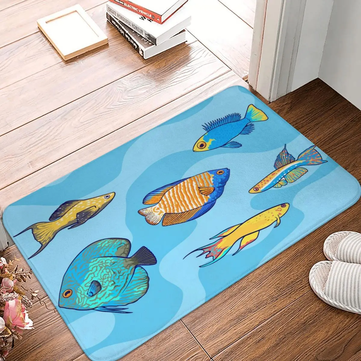 

Домашний коврик для ванной с изображением животных