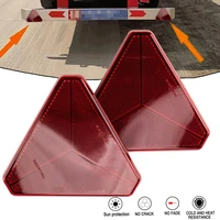 sturdy red reflector waterproof compact triangle red rear reflector safety reflector triangle reflector