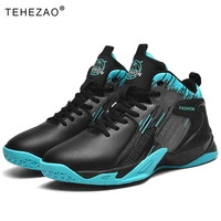 tehezao mens professional basketball shoes high top non slip sneakers high quality training baskets tenis masculino mens shoes