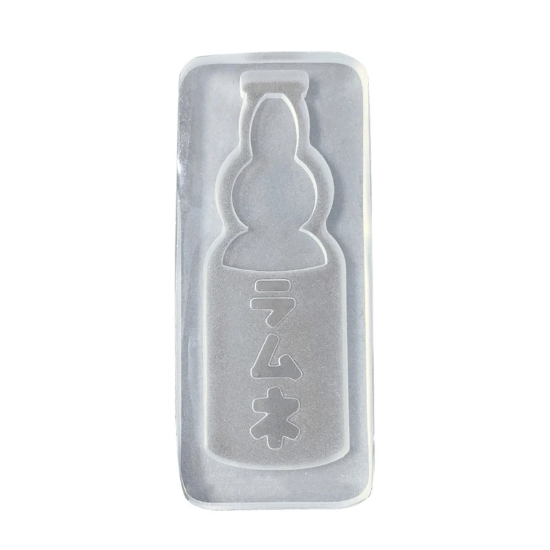 

Transparent Silicone Epoxy Resin Mold DIY Keychain Pendant for Bag Decor 124A