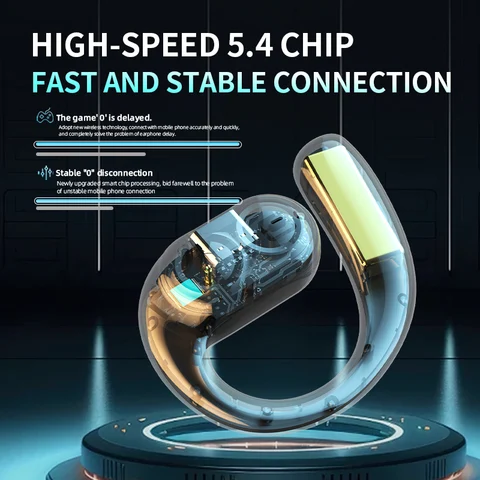 Bluetooth-наушники с крючком LX09, водонепроницаемые, с микрофоном