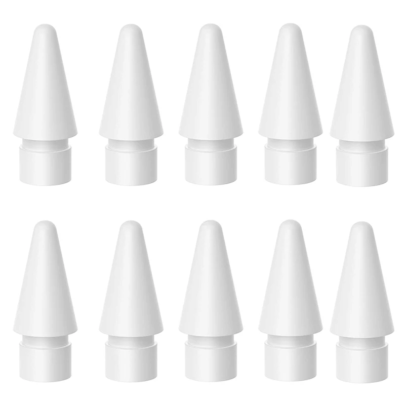 

10 шт., запасные наконечники для Apple Pencil 1-го и 2-го поколения