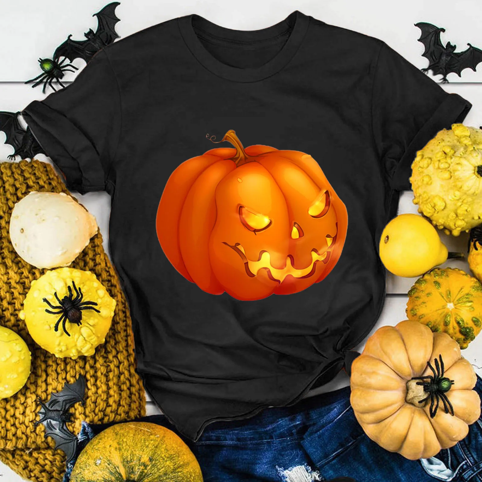 

Long Sleeve T Shirt Women Set Womens Halloween Print O Long Sleeve T Shirt Women Set Long Sleeve Compression Shirts for Women