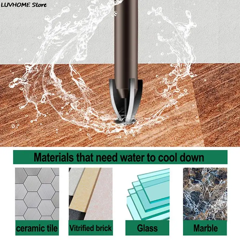

Cross Hex Tile Bits Ceramic Concrete Hole Opener Alloy Triangle Drill Bit Tools