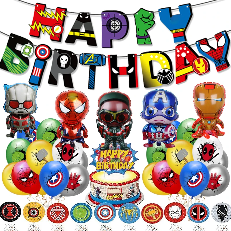 Воздушные шары Человек-паук Халк |