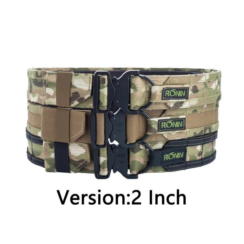 Тактический ремень SENSHI Ronin Style 【 2 дюйма 】 наружный военный охотничий двухслойный