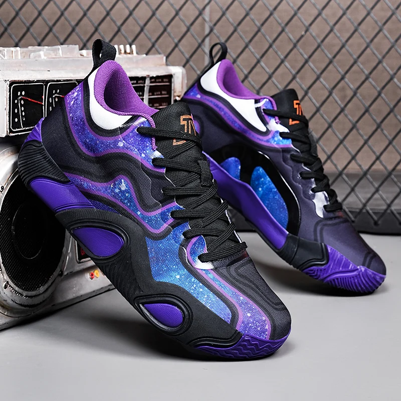 Мужские баскетбольные кроссовки унисекс дышащая уличная спортивная обувь для