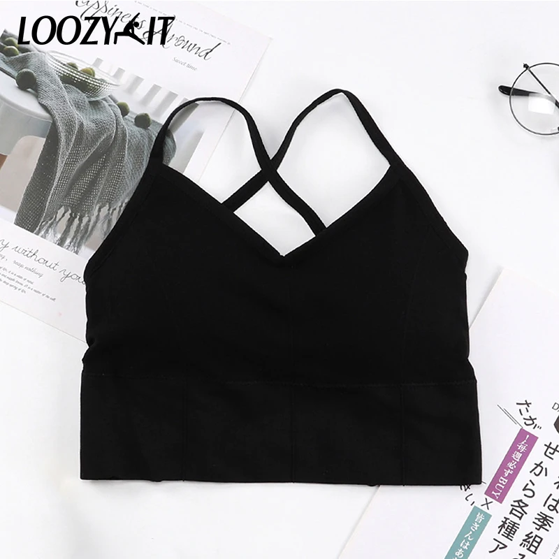 Спортивные бюстгальтеры женские с перекрестными лямками красивое нижнее белье