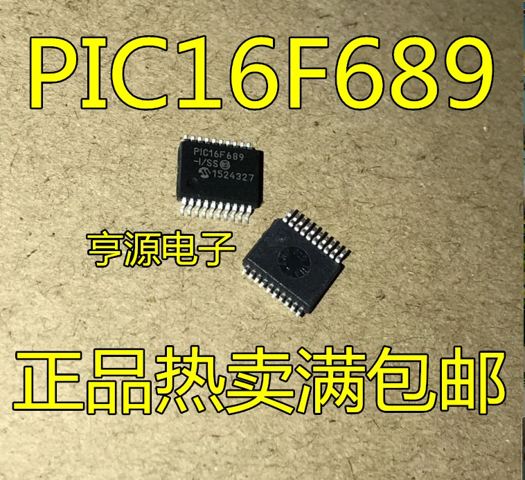 

10 шт., 100% оригинальный новый микроконтроллер PIC16F689 PIC16F689-I/SS SOP20
