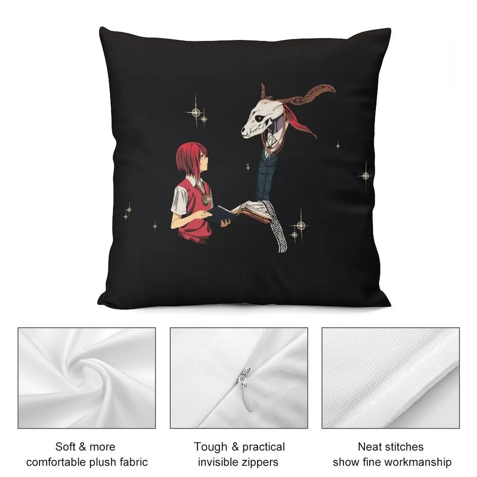 Древний волшебная невеста Элиас Эинсворт Чисе Хатори Декоративная подушка