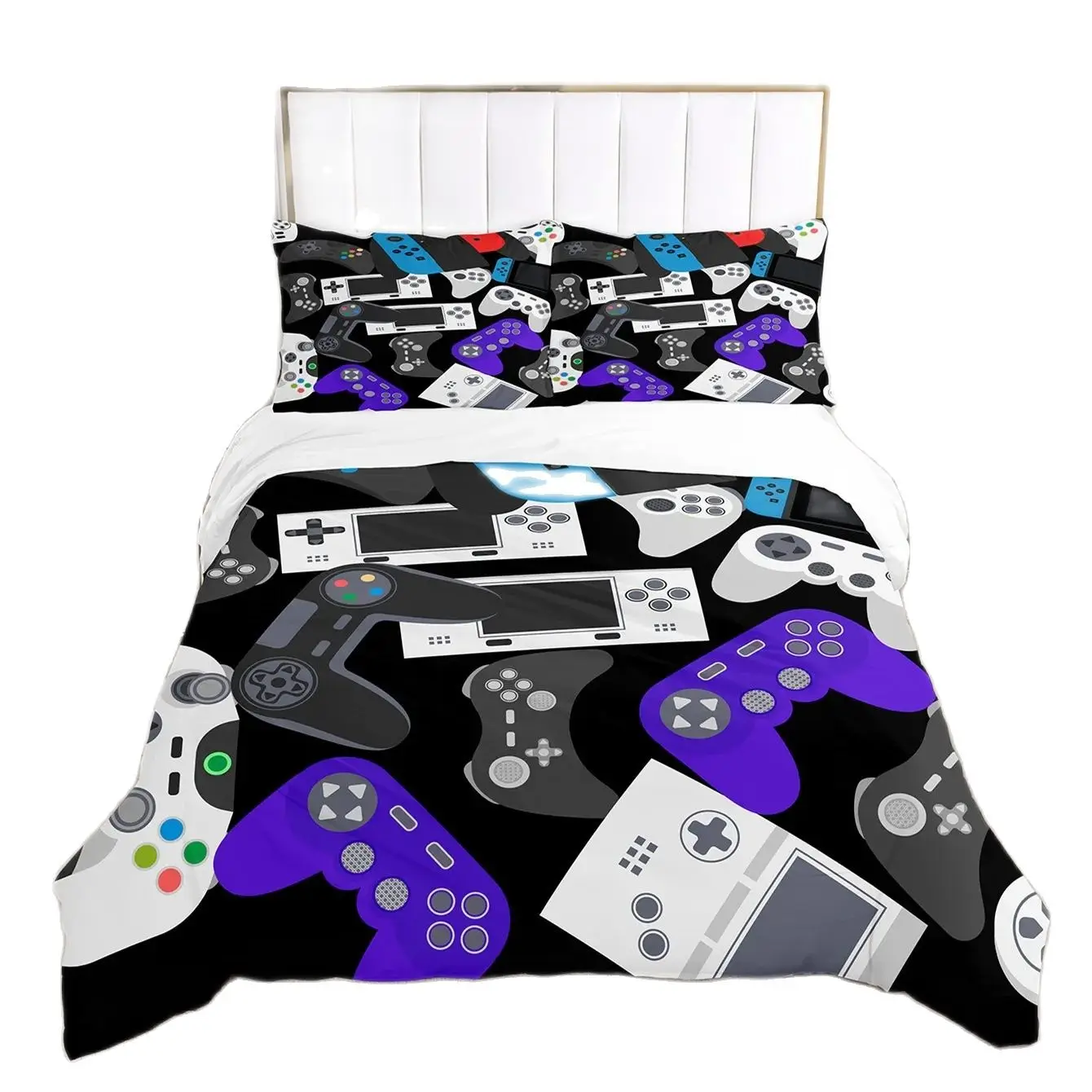 Комплект постельного белья для мальчиков игровой комплект с пододеяльником и