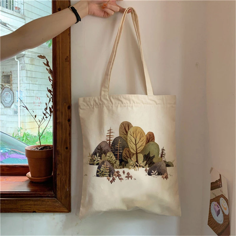 

Новинка 2022, шикарная Корейская версия с мультяшным принтом, Милая женская Холщовая Сумка через плечо большой вместимости в стиле ольччан Ха...