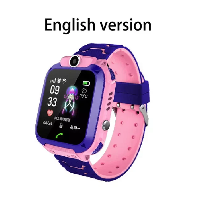 

Kids Gift Watches Smartwatch Children's Smart Watch with SIM Card Call Location Tracker SOS for Children Waterproof SB004
