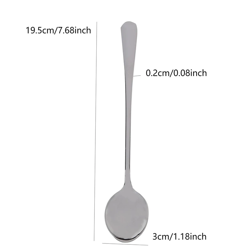 1/8 шт. десертная ложка из нержавеющей стали