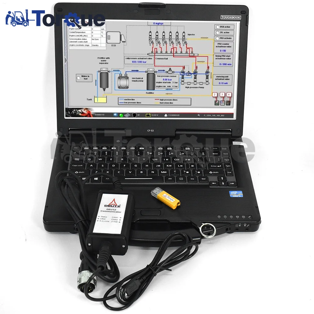 Диагностический сканер DEUTZ DIAGNOSTIC KIT DECOM с серии Deutz для контроллеров EMR2 EMR3 EMR4 +