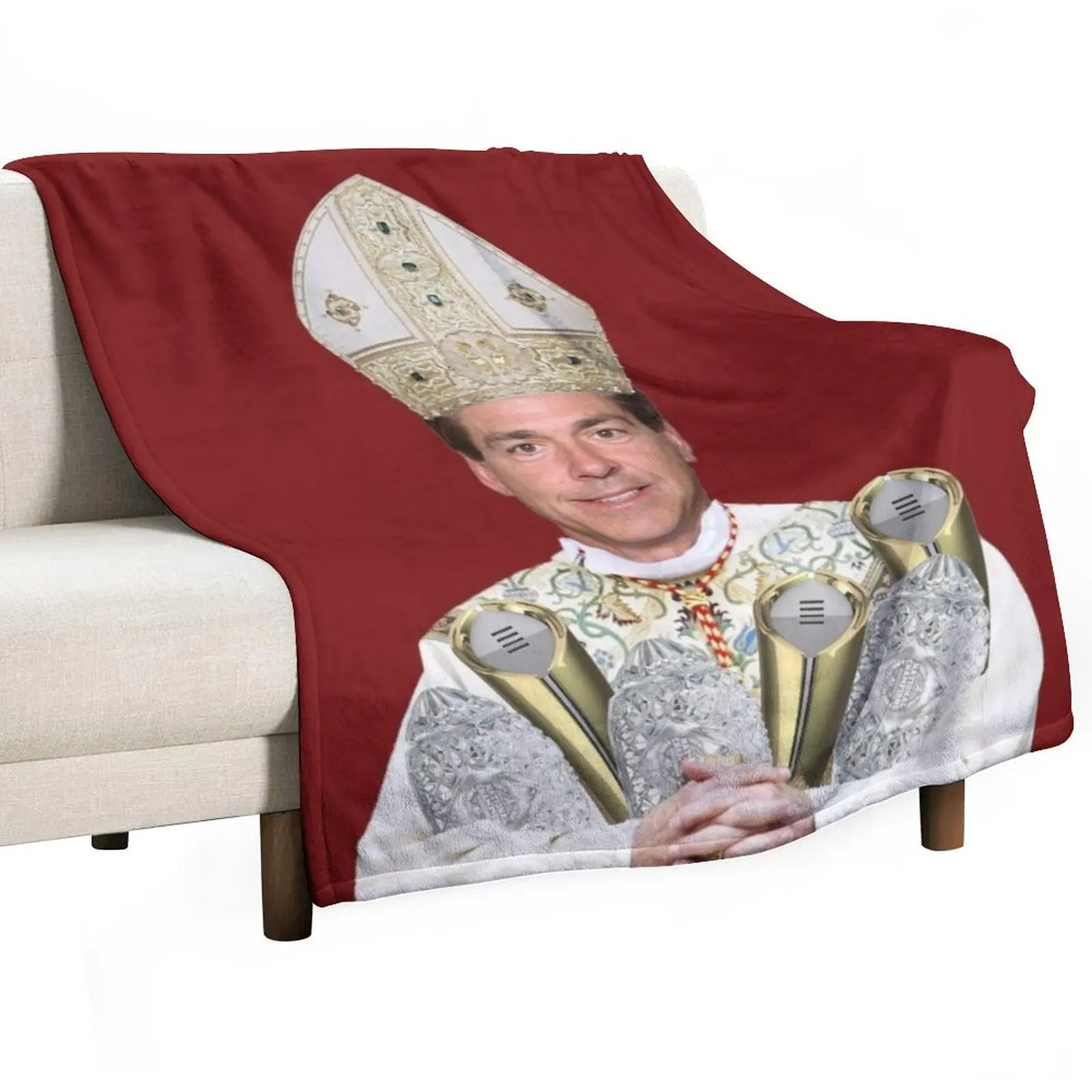 Папа Сабан с трофеями пледы лохматое одеяло для дивана декоративные меховые