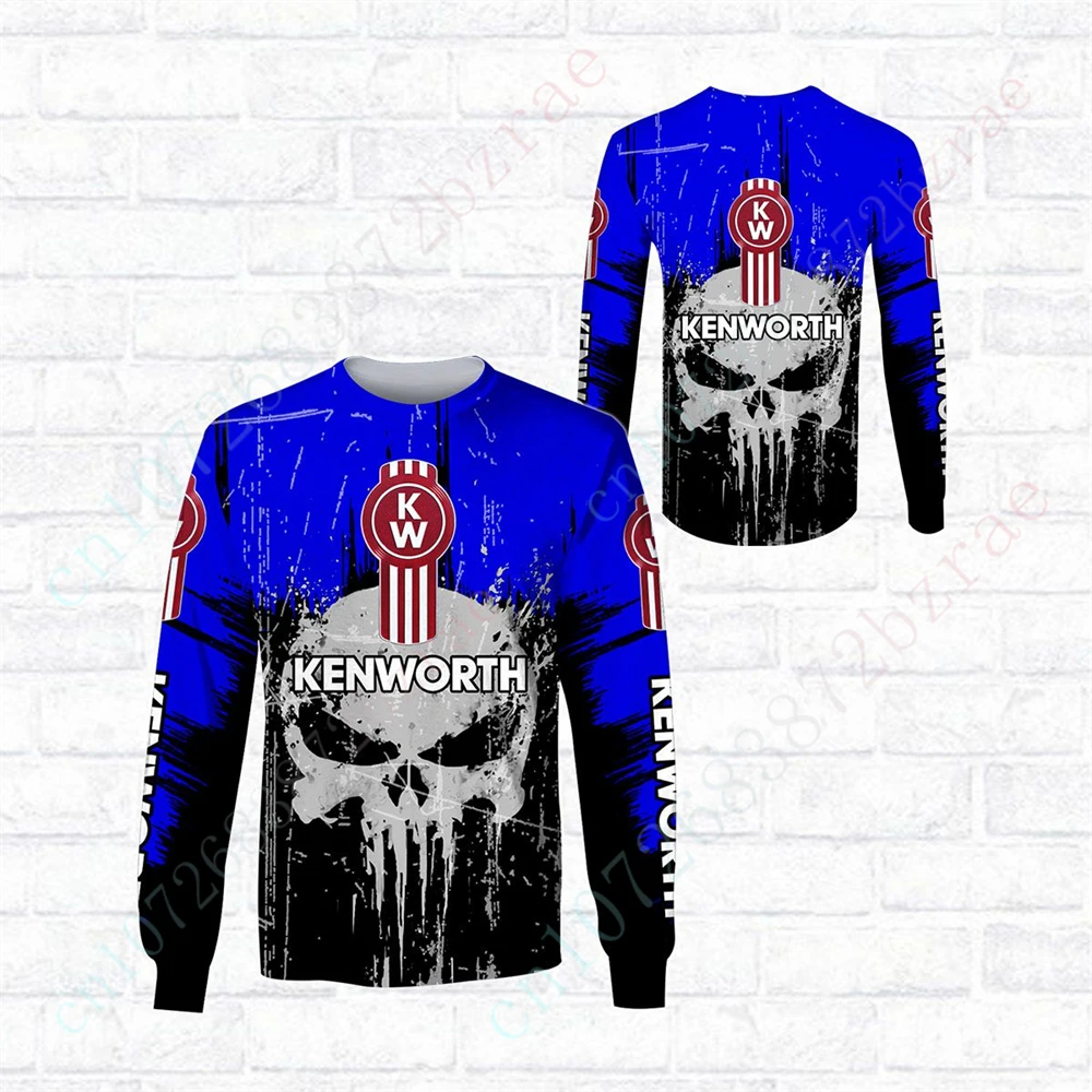 

Kenworth T-shirts Unisex O Neck Long Sleeve Harajuku T Shirt For Men's Clothing Anime 3D Printing Sweatshirt Casual Streetwear