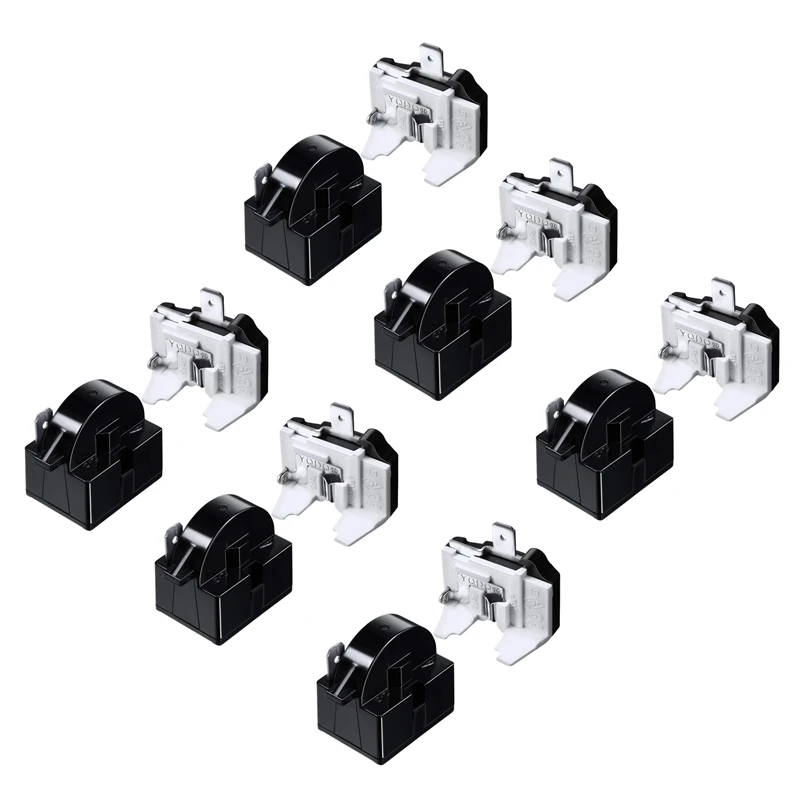 

6X QP2-4.7 PTC Starter Relay 1 Pin Refrigerator Starter Relay And 6750C-0005P Refrigerator Overload Protector