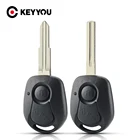 Запасной флип-чехол KEYYOU для Ssangyong Actyon Kyron Rexton Keys, 2 кнопки, незарезанное пустое лезвие, чехол для ключа Ssangyong