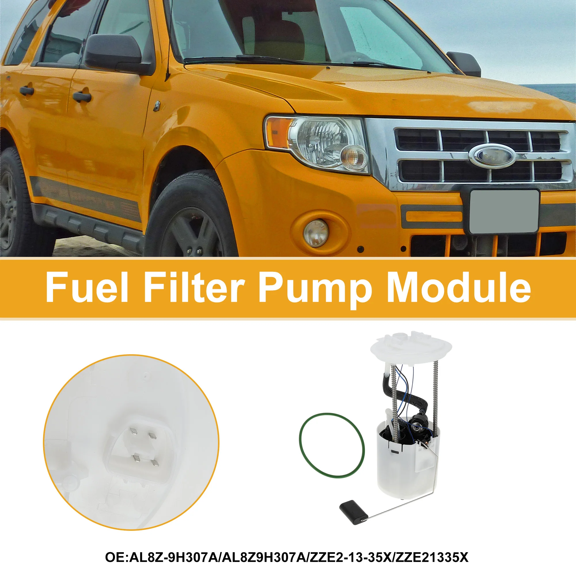 

Электрический топливный насос X Autohaux в сборе для Ford Escape для Mazda для Mercury 10-12 2,5 л, модуль насоса топливного фильтра No AL8Z9H307A