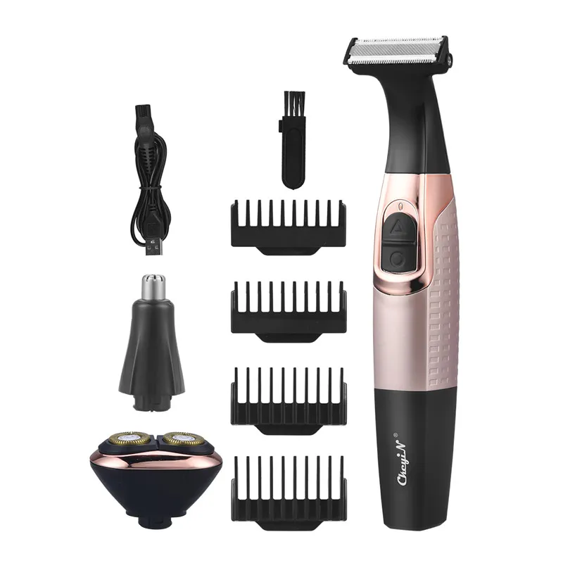 

3 In 1 Electric Shaver Floating Shaving Machine Epilator Rechargeable Hair Cutting Machine Ear Nose Hair Trimmer Machine