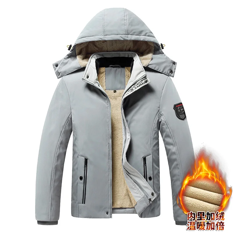 Oversized 8XL Winter Parka Men Fleece Thick Warm Hooded Men Winter Jacket Coat Military Cargo Jackets Mens Overcoat Streetwear