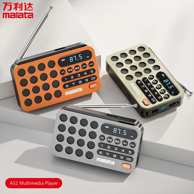 

Мультимедийный FM-радиоприемник A52, беспроводные Bluetooth-колонки, мини-сабвуфер, поддержка карт TF/USB, воспроизведение больших батарей и длитель...
