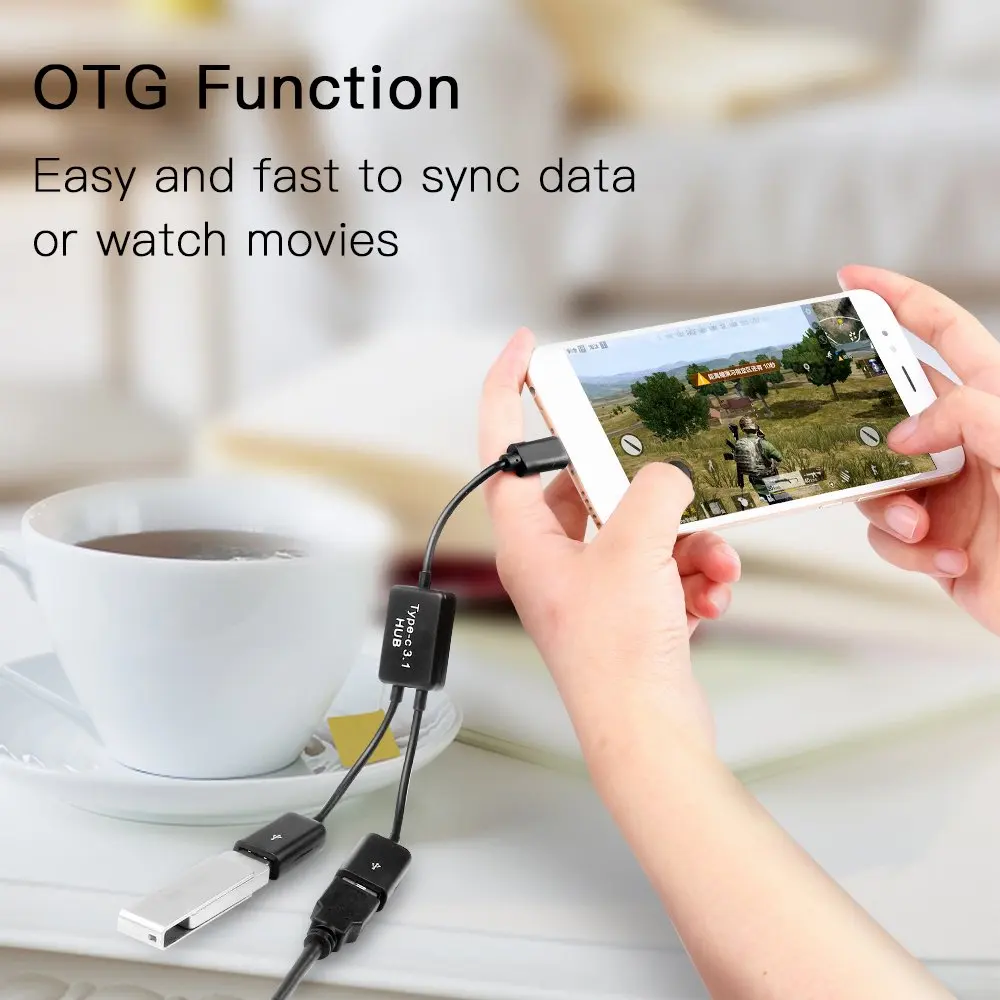 Фото Адаптер USB Type-C OTG Кабель 3 0 штекер-USB микро гнездо адаптер концентратор для Samsung Адаптер USB Type-C OTG Кабель 3 0 штекер-USB микро гнездо адаптер концентратор для Samsung