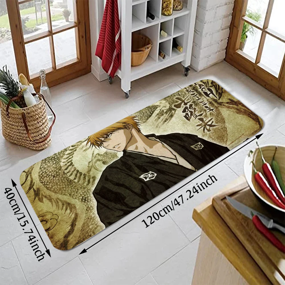 Современный полосатый замшевый ковер B-Bleach для спальни противоскользящий