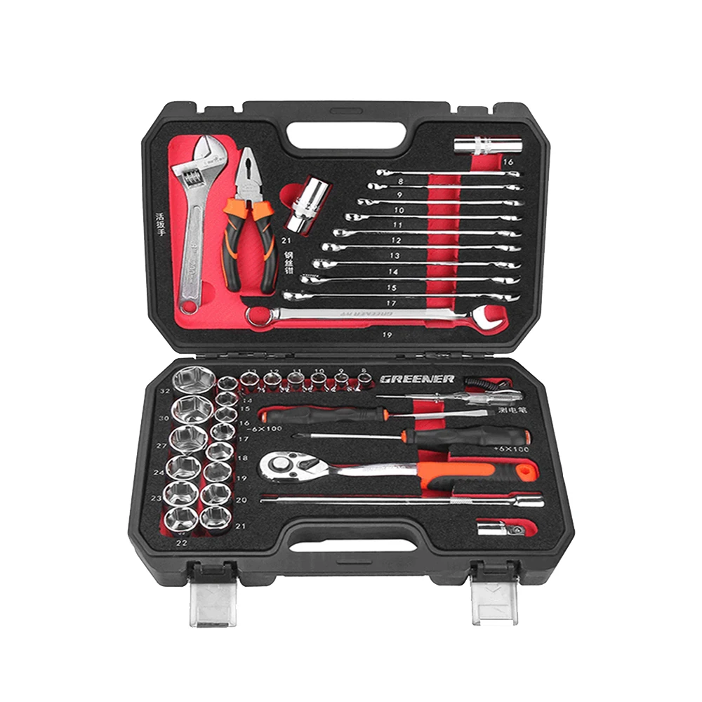 

Набор инструментов для ремонта автомобиля, отвертка с трещоткой, гаечный ключ