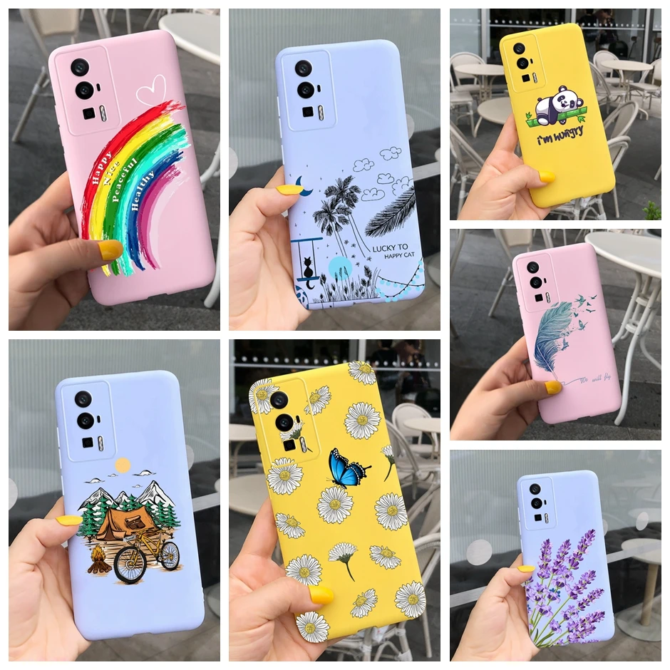

For Xiaomi Redmi K60 Pro Silicone Soft TPU Phone Case For Xiaomi K60 K60E Pro K 60 60E Case Cover Cute Cartoon
