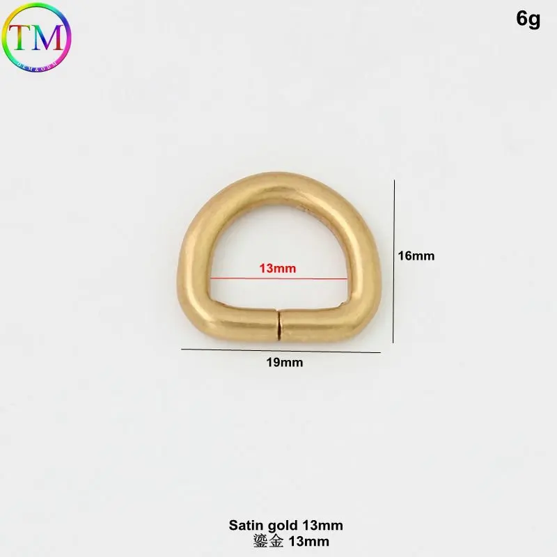 10mm 19mm 32mm Gold Metal D Rings Buckle Lobster Clasp Connectors For Diy Handbags Purse Strap Belt Dog Collar Chain
