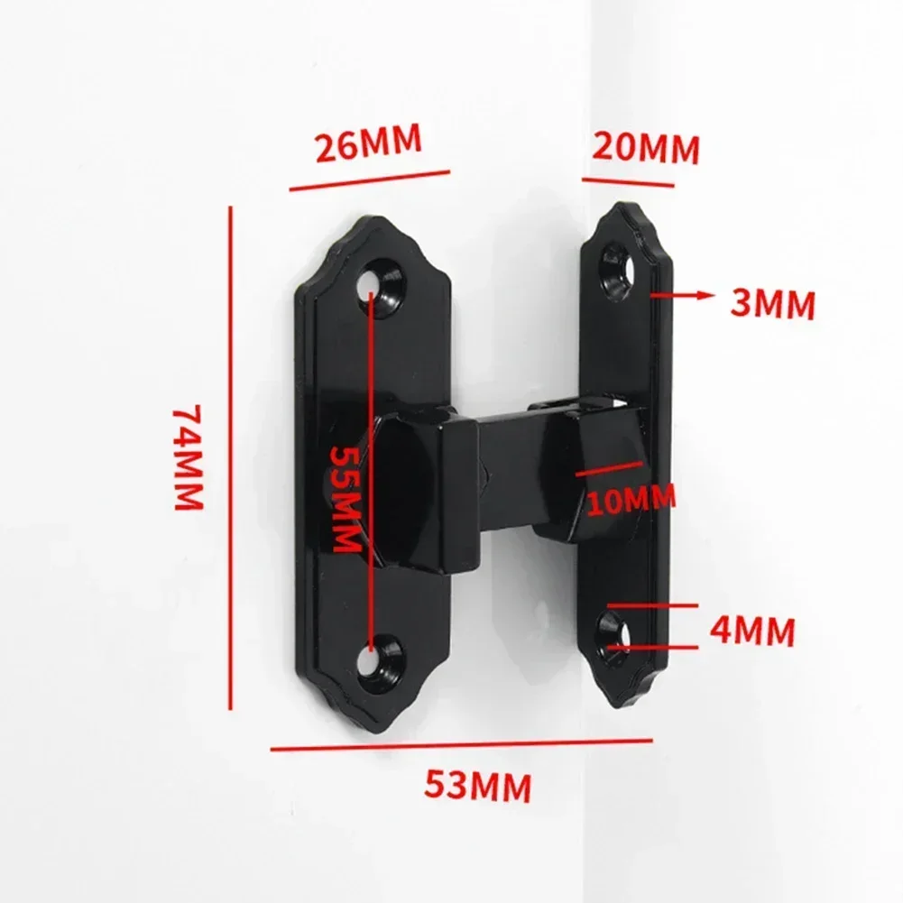 

Дверной замок, левая и правая защелка, 90-градусная защелка для раздвижной двери, тумблер, защелка, шкаф, прямоугольный замок, фурнитура
